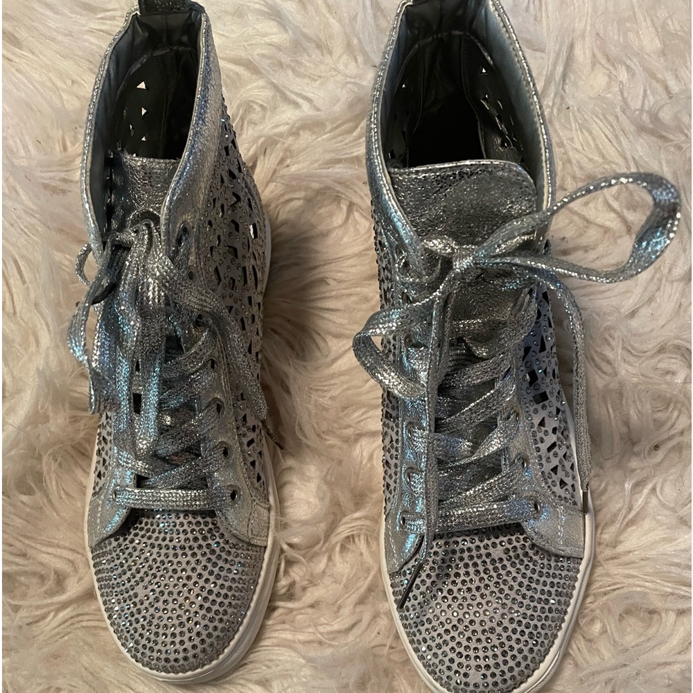 crystal tennis shoes